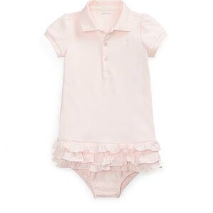(3/$18) Ralph Lauren Soft Pink Baby Onesie